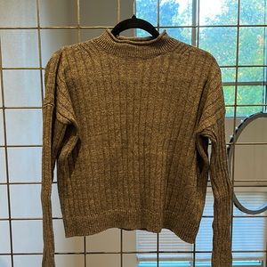 Mock turtle neck sweater